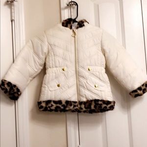 Hooded Faux Fur Trim Heavyweight Puffer Jacket 4t